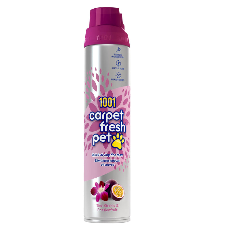 1001 • Carpet Fresh Pet Odour Thai Orchid & Passionfruit • 6 x 300ml