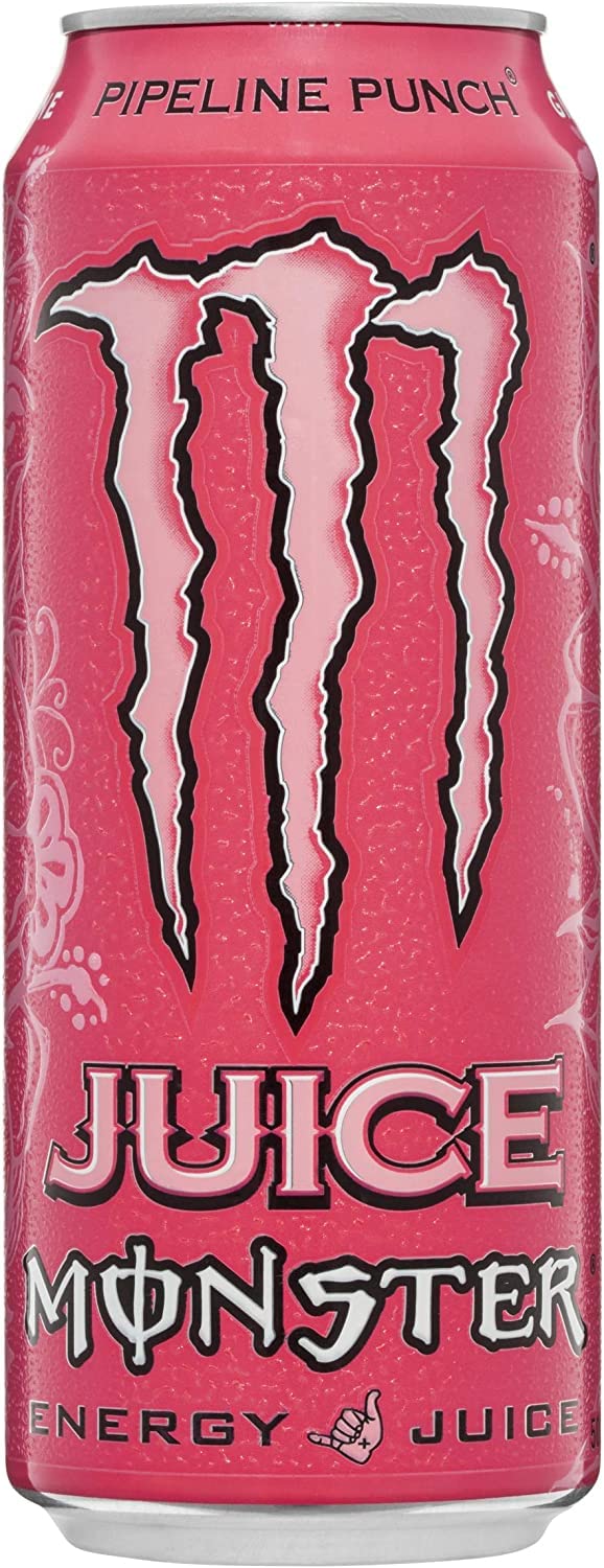 Monster Energy Drink Pipeline Punch Cans, 24 x 500ml
