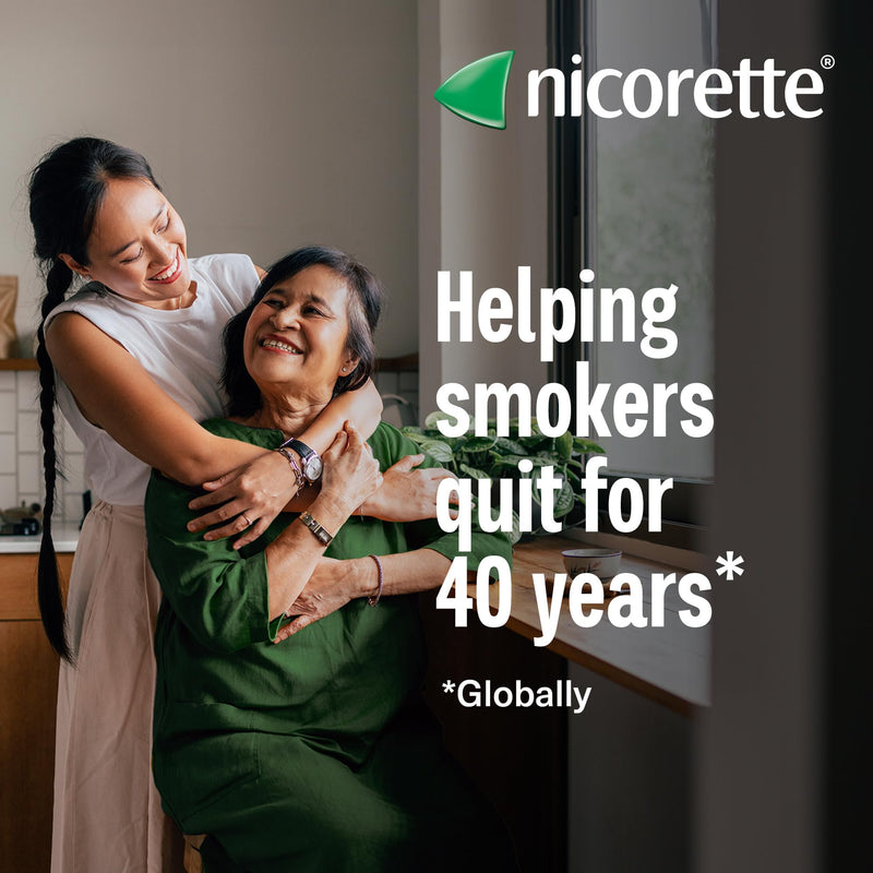 Nicorette ICY White 2mg Gum (210 Pieces), Discreet Stop Smoking and Stop Vaping Aid to Help You Quit for Good, Tackle Cravings and Withdrawal Symptoms, Nicotine Gum (Quit Smoking or Vaping)