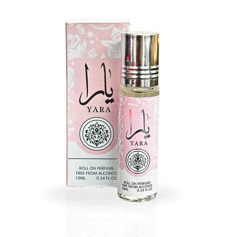 Yara 10ml by Lattafa Perfume Oil for Women- Arabian Attar Roll on Floral Soft Powderey Vanilla