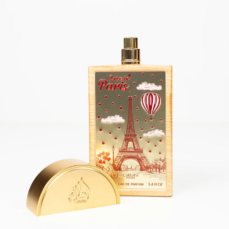 Lattafa Love in Paris 100ml Perfume Unisex - Sweet Warm, Fruity, and Creamy