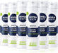 NIVEA MEN Sensitive Shaving Foam Pack of 6 (6 x 200ml) Sensitive Skin Shaving Foam, Shave Gel for Men, Shaving Gel for Irritated & Dry Skin with Witch Hazel
