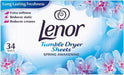 Lenor Tumble Dryer Sheets Spring Awakening 34 per pack Case of 6
