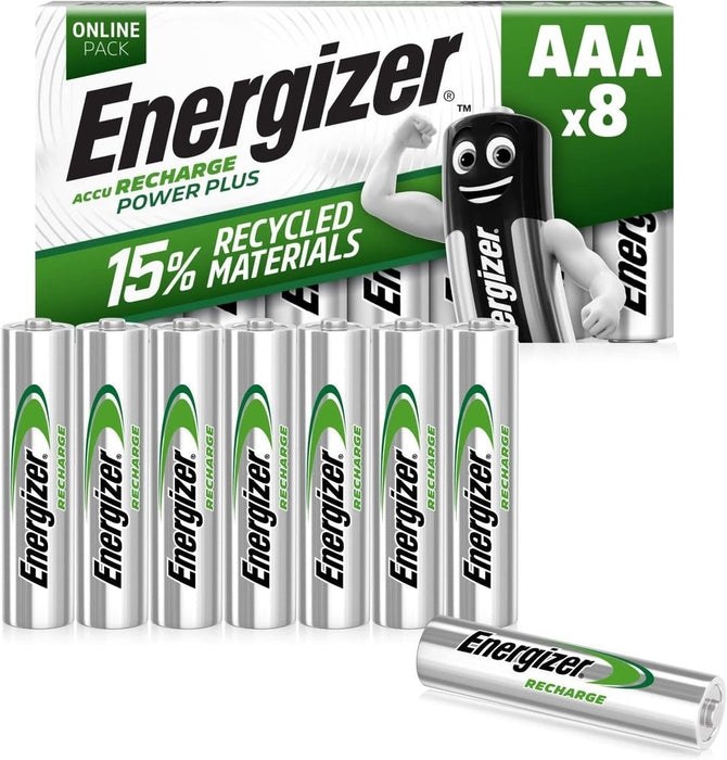 Energizer AAA Rechargeable Batteries Pack, Recharge Power Plus