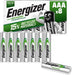 Energizer AAA Rechargeable Batteries Pack, Recharge Power Plus