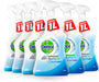 Dettol Antibacterial Surface Cleaners, Fragrance Free, 1.0L (6 x 1L, Total 6.0L), Germ Protection, Disinfectant Spray for Household, Kills 99.9 Percent of Germs