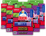 Duck Fresh Discs Toilet Cleaner Starter Kit, Fights Stains That Harbour Germs, Prevents Limescale Build Up, Tropical Adventure, Pack of 5 (Each Kit contains 1 Holder + 1 Refill Tube)