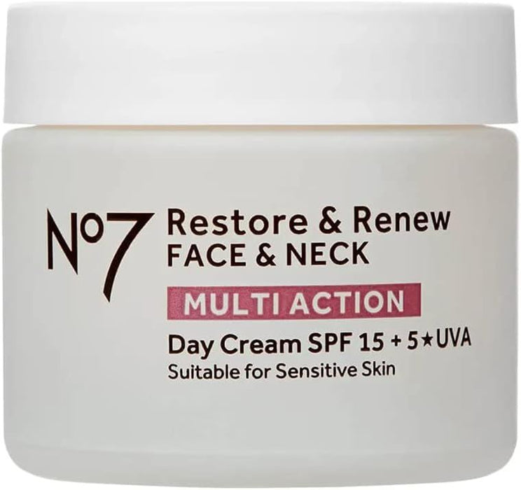 No7 Restore & Renew FACE & NECK MULTI ACTION Day Cream 50ml Default