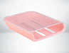 Durable Plastic Egg Tray Organizer - Holds 18 Eggs, Stackable Design for Fridge Storage (Dark Salmon)