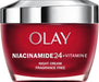 Olay Niacinamide 24 + Vitamin E Moisturiser, Night Cream With 99% Pure Niacinamide Vitamin E & Shea Butter' Fragrance Free, 50ml