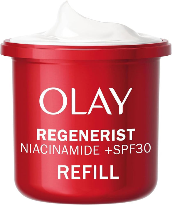 Olay Regenerist Niacinamide Day Cream Face Moisturiser, Skincare with Niacinamide 99% Purity and Antioxidant Vitamin E, Anti Ageing Skin Care: Renews, Age Defies And Hydrates, 50ml
