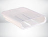 Durable Plastic Egg Tray Organizer - Holds 18 Eggs, Stackable Design for Fridge Storage (white)