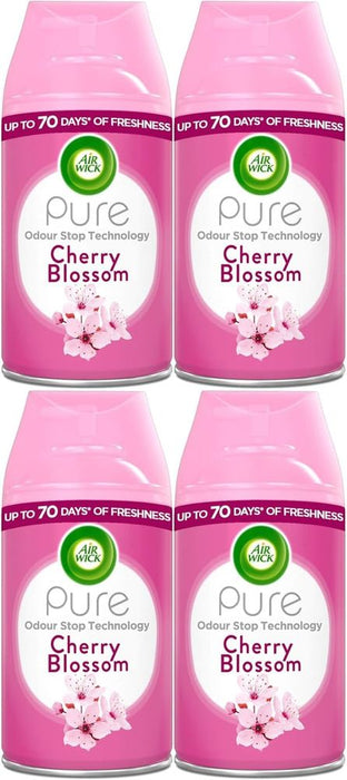 Air Wick Freshmatic Refills White Vanilla Bean Air Freshener 250ml, Pack of 4, 4 x 250ml