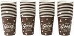 Big Brands Direct 100 Pcs Premium Paper Cups for Hot and Cold Drinks, 8oz 236ml (100 Cups)