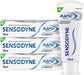 Sensodyne Sensitive Teeth Multipack with 3 Whitening Toothpaste and Daily Care Soft Toothbrush