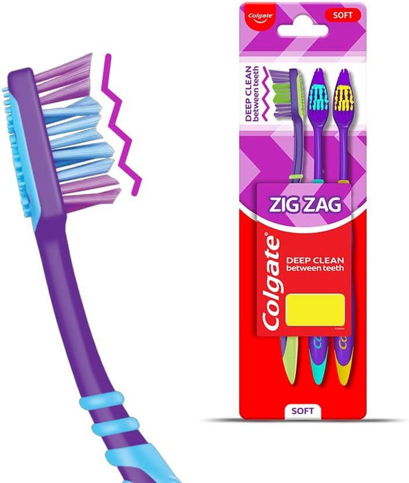 Colgate ZigZag Toothbrush - Soft (Buy 2 Get 1)