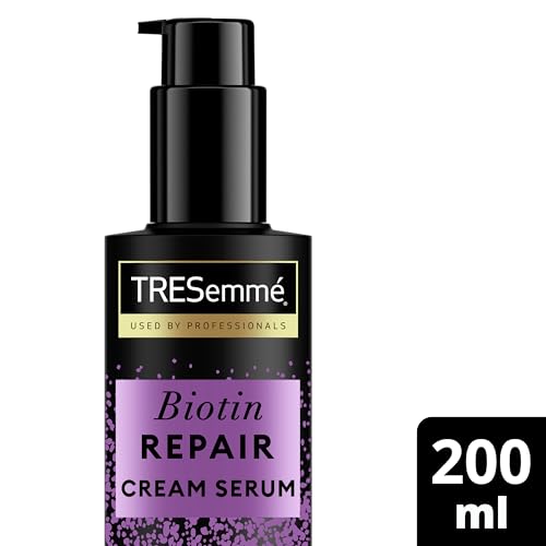 TRESemme Biotin Repair Leave-In Cream Hair Serum hair treatment with Biotin & Pro-Bond Plex for up to 3x stronger hair & 98% less breakage* 200 ml
