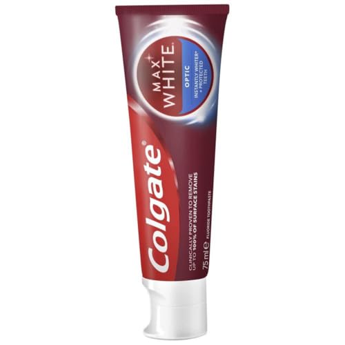 Colgate Max White Teeth Whitening Toothpaste, Enamel Safe