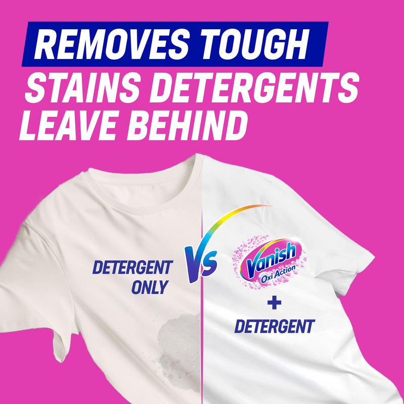 Vanish Gold Oxi Action Laundry Booster and Stain Remover Powder for Whites