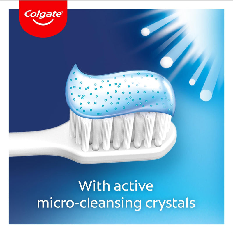 Colgate Advanced White Toothpaste - Teeth whitening Toothpaste - clinically Proven whitening - whitens in 10 Days - with Active Micro-Cleansing Crystals - new Stain Prevention - Enamel Safe