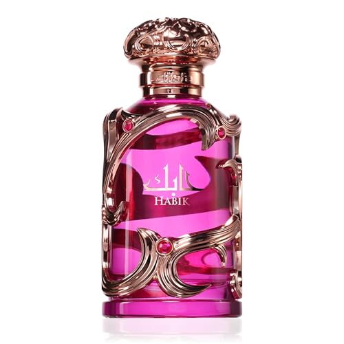 Habik For Women by Lattafa Perfumes – Eau de Parfum 100ml – Long Lasting Floral Fruity Scent for Women – Elegant, Musky, Sweet – Arabian Luxury Perfume Gift for Her