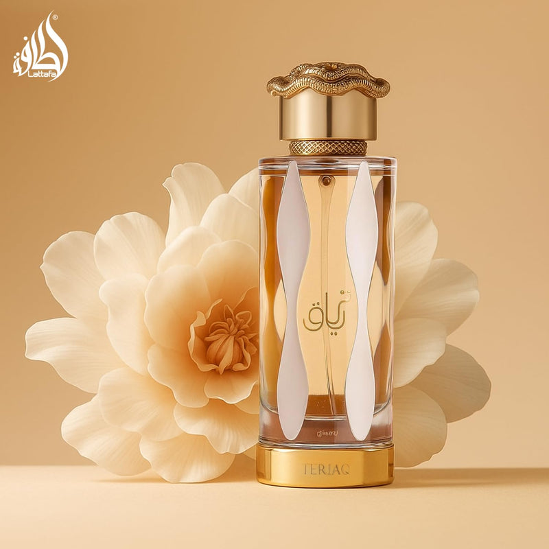 Teriaq by Quentin Bisch for Lattafa Perfumes Unisex Eau De Parfum Spray 3.4 Ounce-Caramel Bitter Almond Vanilla Notes - Long-lasting Fragrance for Men and Women Designer Creation from Grasse