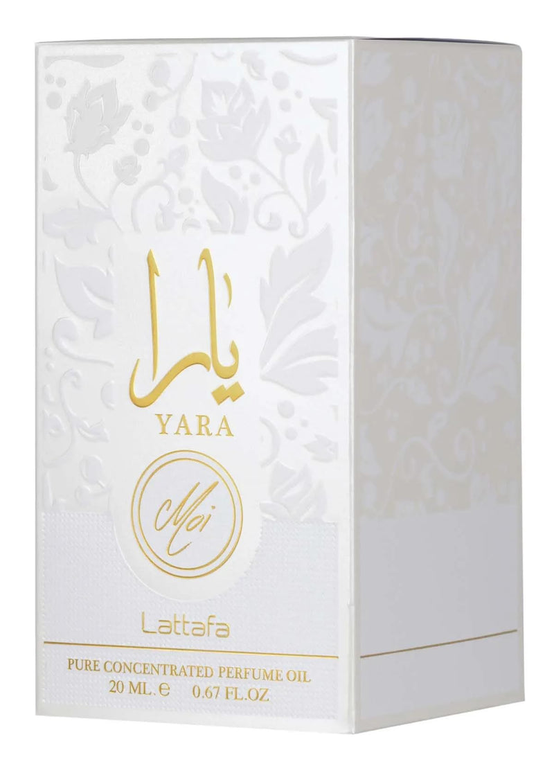 Lattafa Yara Moi – Fruity, Floral, Sweet, Woody – Pure Concentrated Perfume Oil Long-Lasting Fragrance for Women, 0.67 Ounce / 20 ml