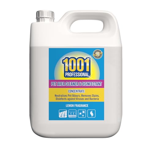 1001 Professional Powerful Pet Area Cleaner & Disinfectant – 5 Litre