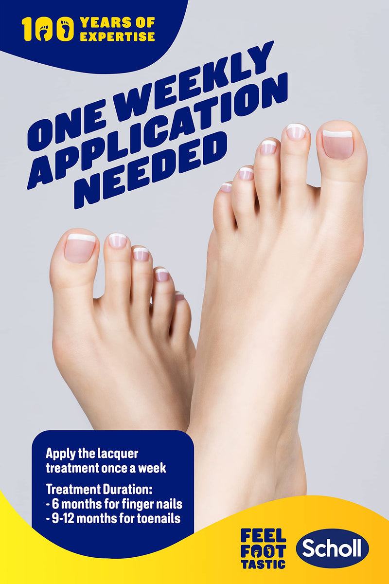 Schollmed Once Weekly Fungal Nail Treatment - Clinically Proven Fungal Nail Infection Treatment with Amorolfine, 2.5 ml