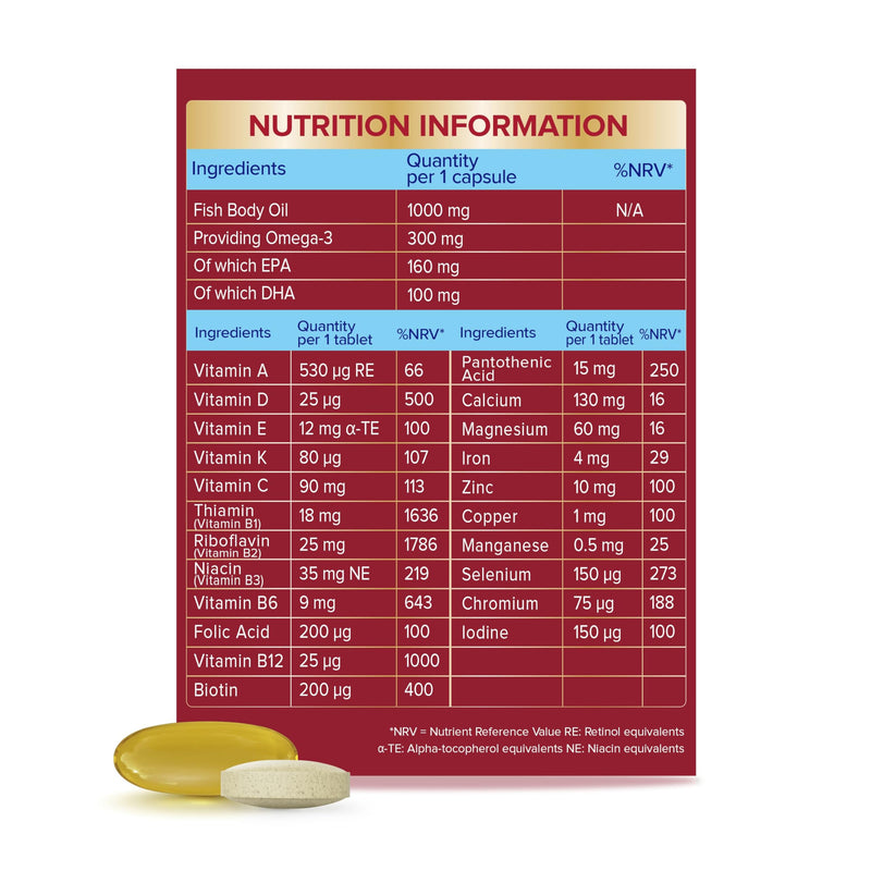 Seven Seas Omega-3 and Multivitamins