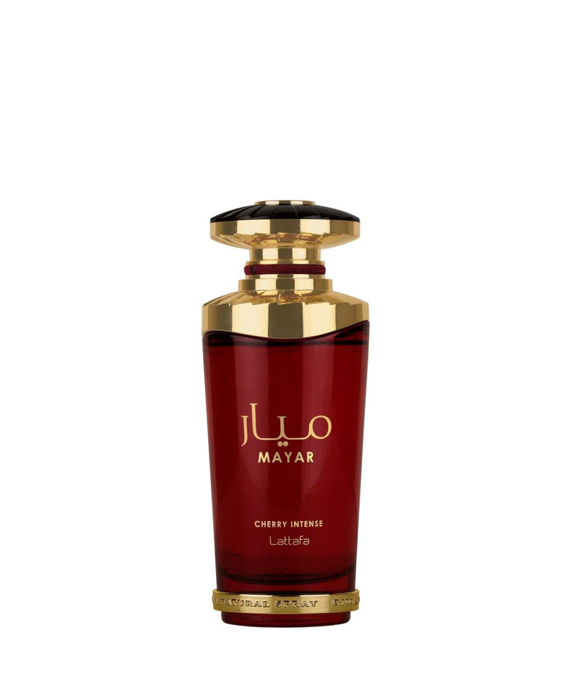 Lattafa Mayar Cherry Intense for Unisex Eau de Parfum Spray, 3.4 Ounce / 100ml