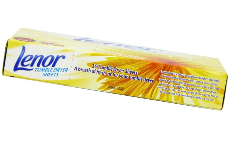 Lenor Fabric Softener Tumble Dryer Sheets 408 Sheets (12 x 34 pack)