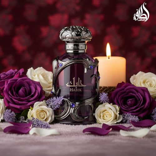 Habik for Men by Lattafa Eau de Parfum 100ml – Spicy Woody Long Lasting Scent – Modern Masculine Fragrance with Cardamom Lavender Amberwood Luxury Arabic Perfume for Him
