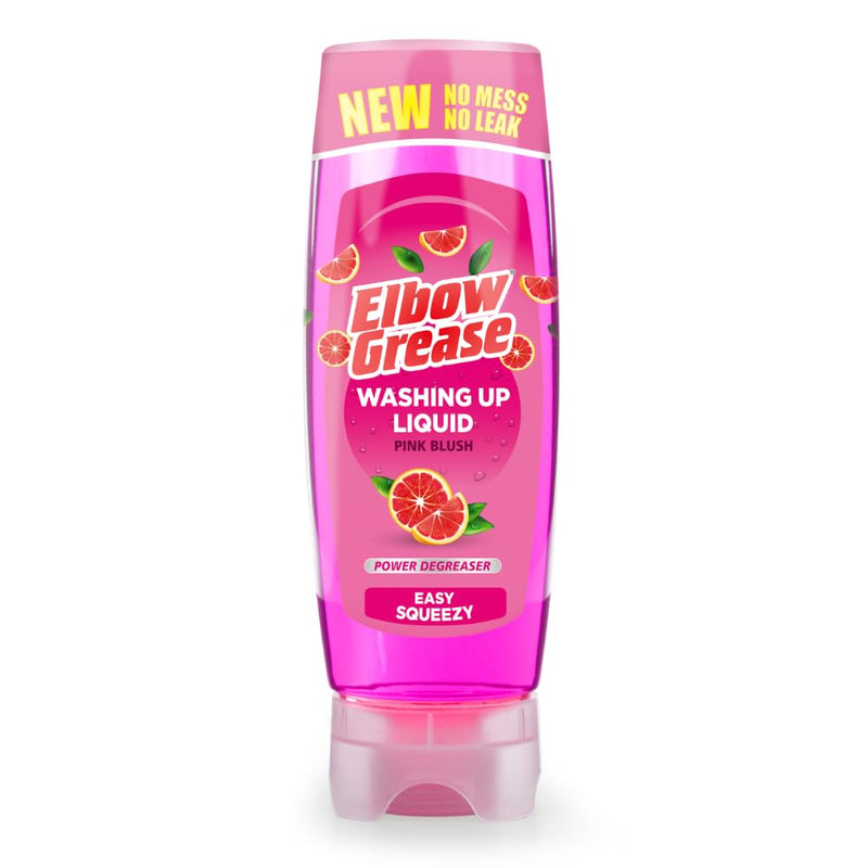 Elbow Grease Stand Up Washing Up Liquid | Power Degreaser - Easy Squeezy | No Mess, No Leaks (Various Scents, 450ml or 700ml)
