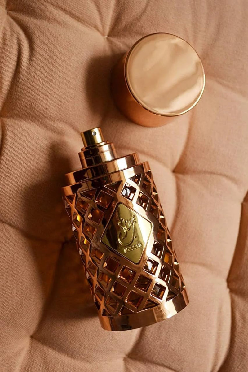 Jazzab Gold 100ml Men Women Unisex Perfume Arabic Oriental Attar Spray Perfume Halal EDP Ard Al Zaafaran