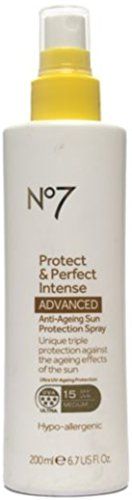 No7 Protect & Perfect Intense ADVANCED Anti-Ageing Sun Protection Spray SPF 15 200ml
