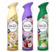 Febreze Air Freshener SUN KISSED VANILLA, CHERRY & PLUM, ORCHARD PARADISE - SPRING EDITION Spray 185ml x 3 | Odour Eliminator with OdourClear Technology | Long-Lasting Room Freshener