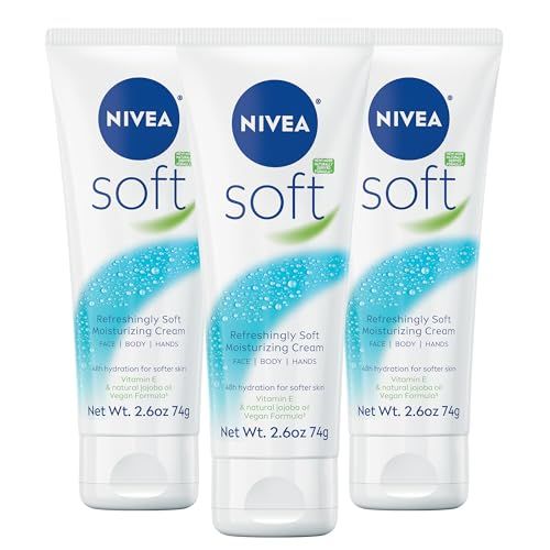 NIVEA Soft Moisturizing Creme, 2.6 Ounce (Pack of 3) by Nivea