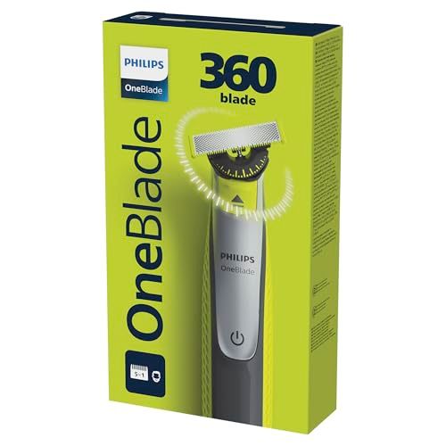 Philips OneBlade 360 Blade. Electric Beard Trimmer & Shaver with 360 Blade Innovation QP2734/20