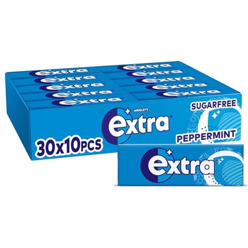 Wrigley’s Extra Peppermint Sugar Free Chewing Gum Bulk Pack 30 x 10 Pieces – Xylitol Gum for Fresh Breath, Long Lasting Flavour, Multipack Gum for Sharing, Office, Travel & Everyday Use