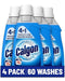Calgon 4-in-1 Washing Machine Cleaner and Water Softener Gel 750 ml, Pack of 4, Removes Limescale, Residue, Dirt, Rust & Malodours, Deep Clean