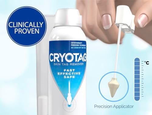 Cryotag Skin Tag Remover - Fast Effective Safe Skin Tag Removal- Removes Skin Tags in as Little as 1 Treatment, Clinically Proven, Up to 12 Treatments