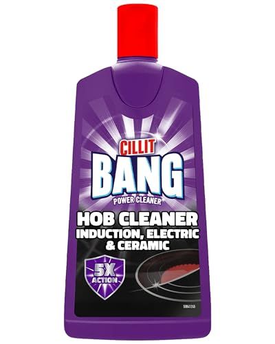 Cillit Bang Hob Cleaner, For Cleaning Burnt-on Stains, Ovens and Stovetops, 200ml (Pack of 6)