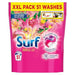 Surf 3 in 1 Tropical Lily Laundry Washing Detergent Capsules joy-infused fragrance with natural essential oils lasting up to 12 hours in wear for brilliantly clean results 51 washes