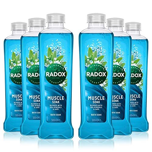 Revitalize Your Body with RADOX Herb Bath Muscle Soak, 500ml (Pack of 6)