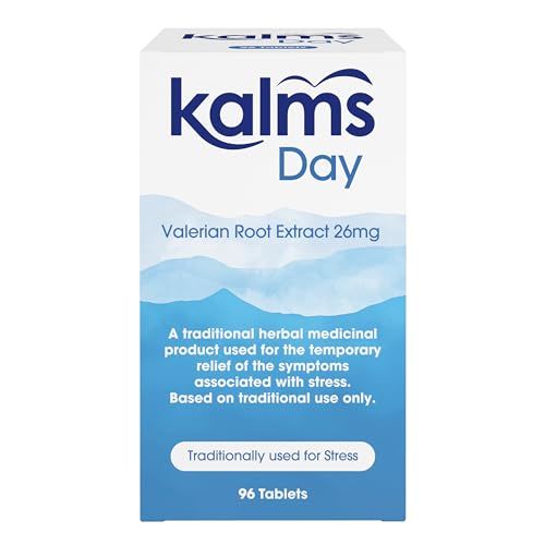 Kalms Day 168 Tablets - Traditional Herbal Medicinal Product Used for The Temporary Relief of Symptoms associated with Stress.