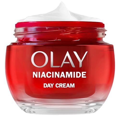 Olay Niacinamide Day Face Cream. Anti-wrinkle + Age Defying Skincare Moisturiser with Vitamin E, Anti-Ageing Niacinamide and Glycerin. Renews and Hydrates. Improves Signs of Ageing. Non-Greasy. 50ml