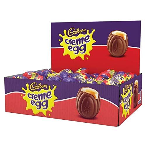 Cadbury Single Crème Chocolate Egg, 40 g Pack of 48