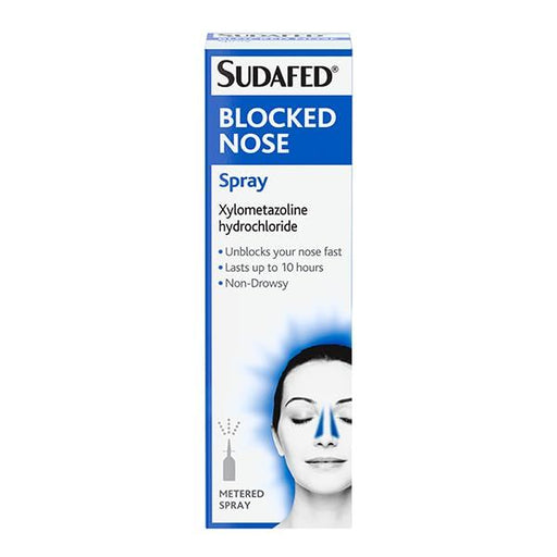 Pack of 6 Sudafed 60ml Blocked Nose Spray