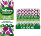 Zoflora Country Garden Concentrated Disinfectant Liquid,Pack of 12 x 120ml, Antibacterial & Multi-Surface Cleaner, Eliminates 99.9% of Germs & Odors